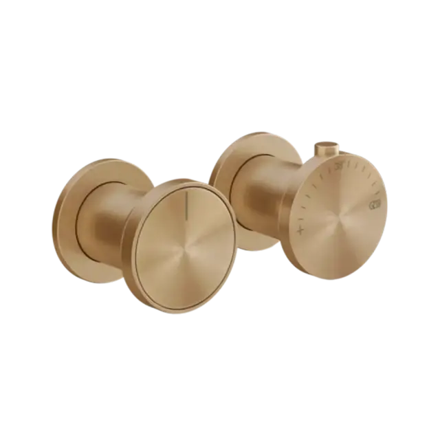 Термостат Gessi ORIGINI 66136#726 Warm Bronze Brushed PVD