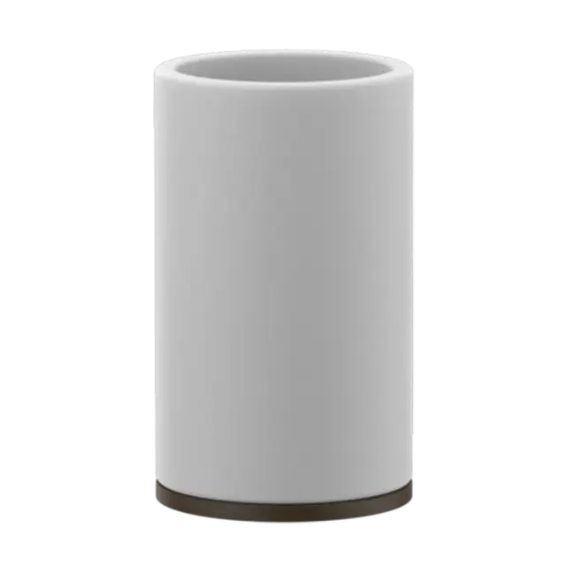 Стакан Gessi INCISO/VENTI20 58531#845 белый/темная бронза