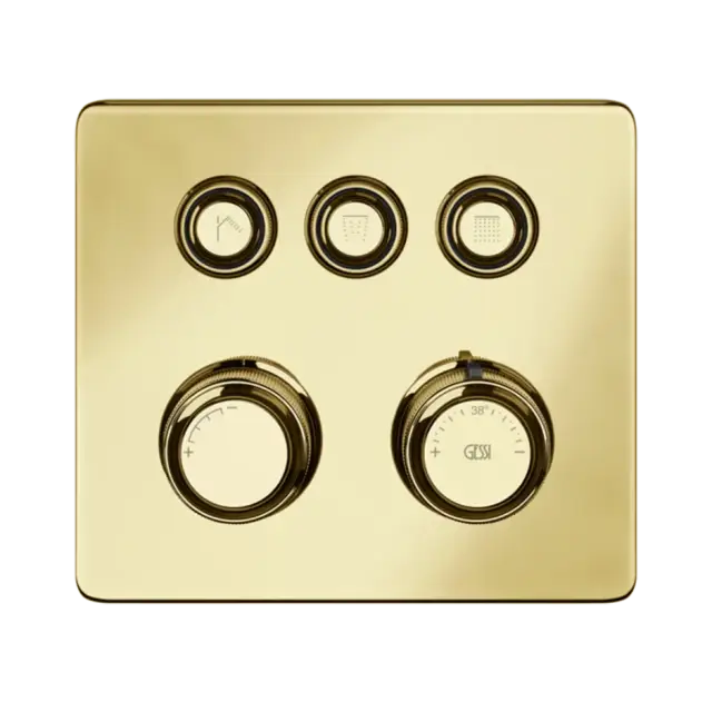 Термостат Gessi HI-FI ECLECTIC 65234#246 золото PVD