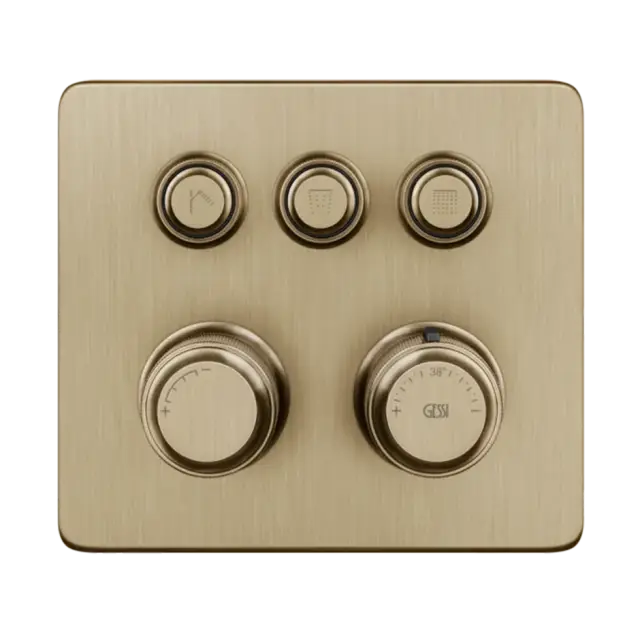 Термостат Gessi HI-FI ECLECTIC 65234#726 Warm Bronze Brushed PVD