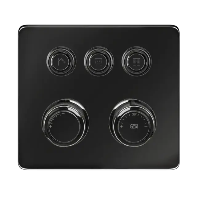 Термостат Gessi HI-FI ECLECTIC 65234#706 Black Metal PVD