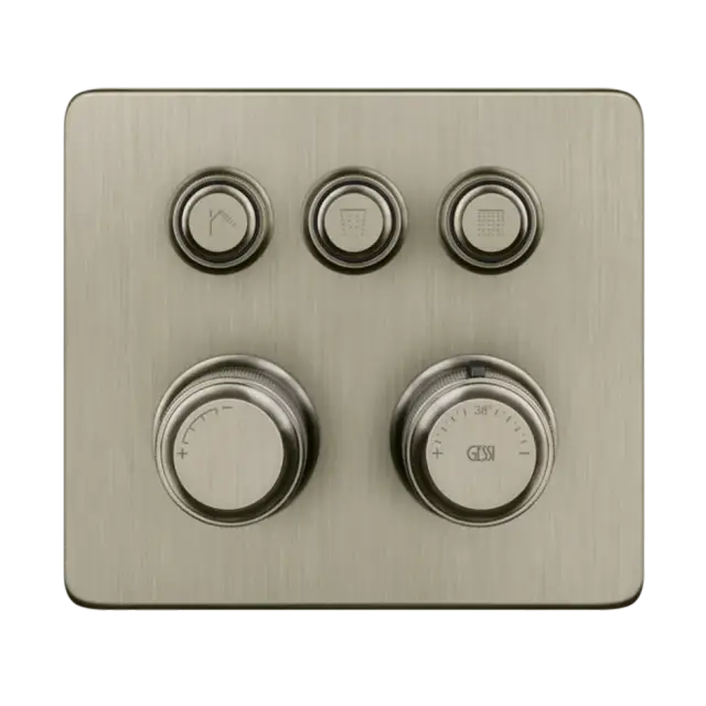 Термостат Gessi HI-FI ECLECTIC 65234#149 FINOX BRUSHED NICKEL