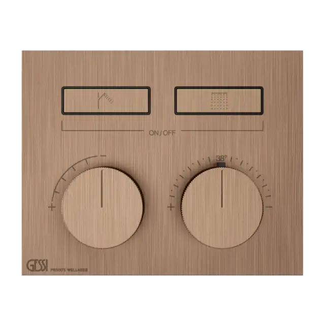 Термостат Gessi HI-FI 63004#708 браш.Медный PVD