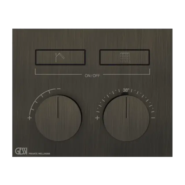 Термостат Gessi HI-FI 63004#187 состарен.бронза