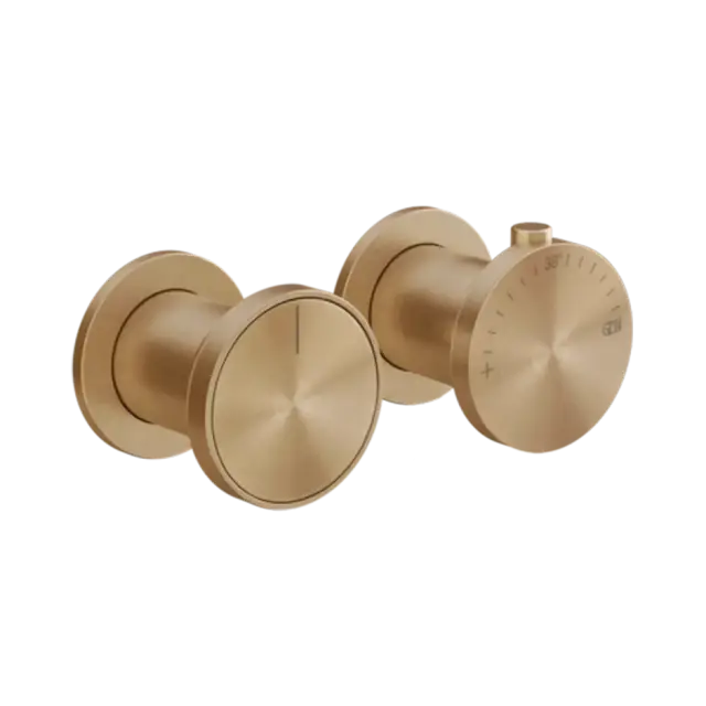 Термостат Gessi ORIGINI 66132#726 Warm Bronze Brushed PVD