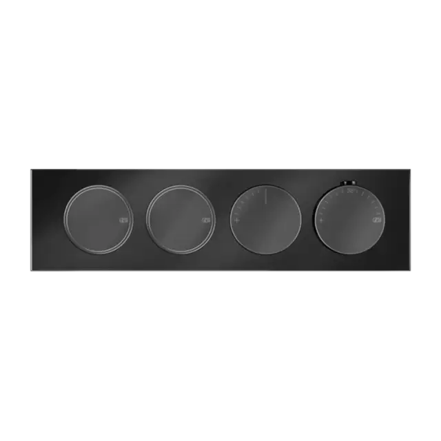 Термостат Gessi ORIGINI/HI-FI 66222#706 Black Metal PVD