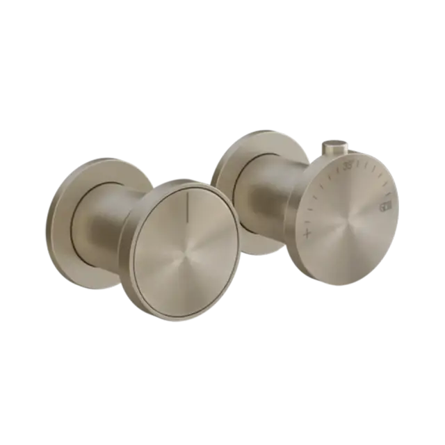 Термостат Gessi ORIGINI 66132#149 FINOX BRUSHED NICKEL