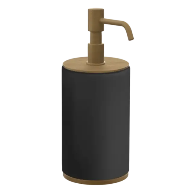 Дозатор Gessi ORIGINI 66438#713 черный/античная латунь
