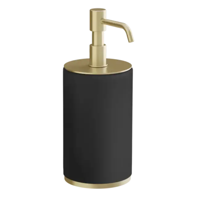 Дозатор Gessi ORIGINI 66438#727 цвет-черный/браш.латунь PVD