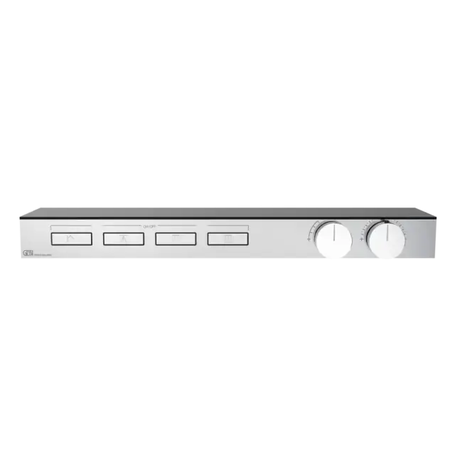 Термостат Gessi HI-FI SHELF 63026#031 хром, полочка-черное стекло
