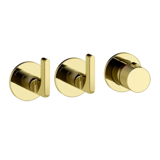 Термостат Gessi INCISO 58334#246 золото PVD