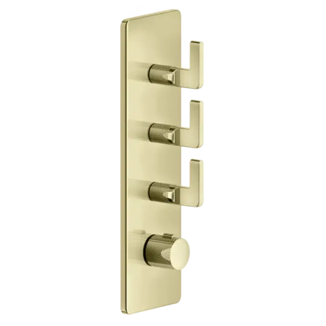 Термостат Gessi INCISO 58206#710 цвет-латунь PVD