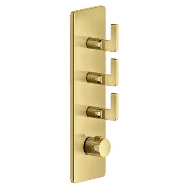 Термостат Gessi INCISO 58206#246 цвет-золото PVD