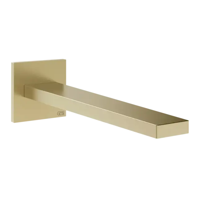 Излив Gessi INVERSO 73102#727 цвет-браш.латунь PVD