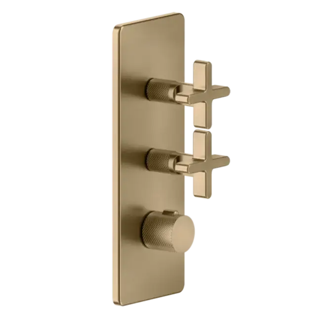 Термостат Gessi INCISO 58224#726 цвет-Warm Bronze Brushed PVD