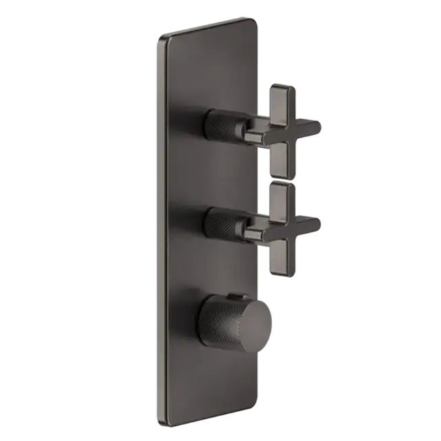 Термостат Gessi INCISO 58224#707 цвет-Black Metal Brushed PVD