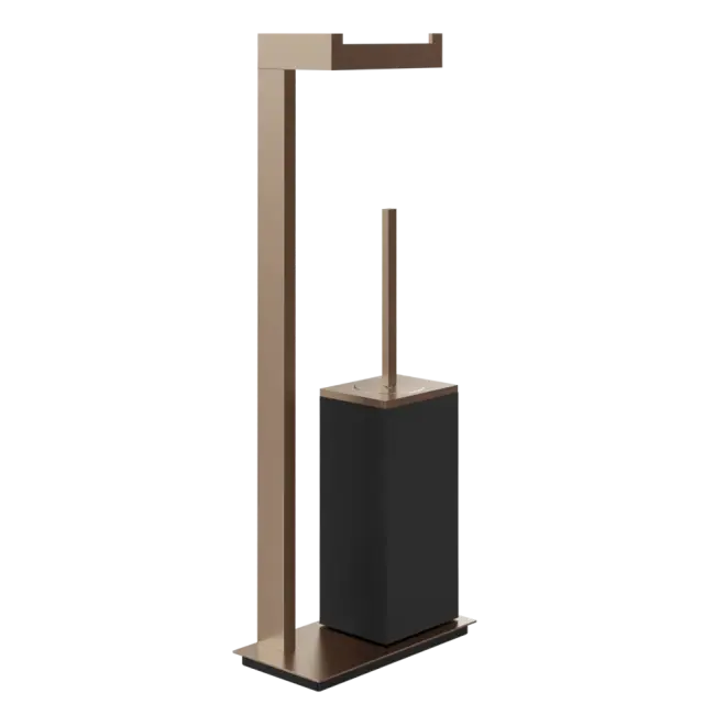 Стойка комбинированная Gessi INVERSO 20934#708 цвет-черный/браш.Медный PVD