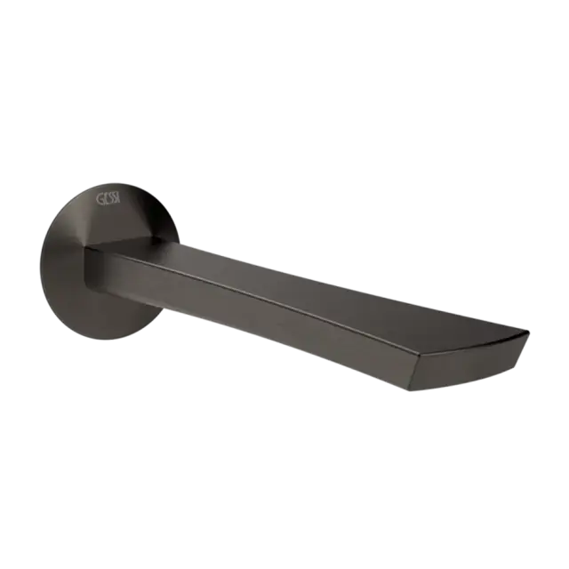 Излив Gessi VENTAGLIO 72102#707 цвет-Black Metal Brushed PVD