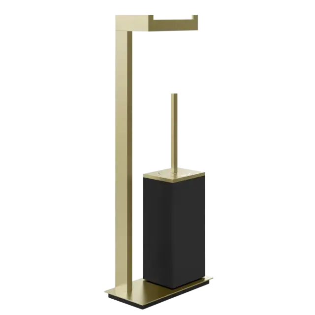 Стойка комбинированная Gessi INVERSO 20934#727 цвет-черный/браш.латунь PVD