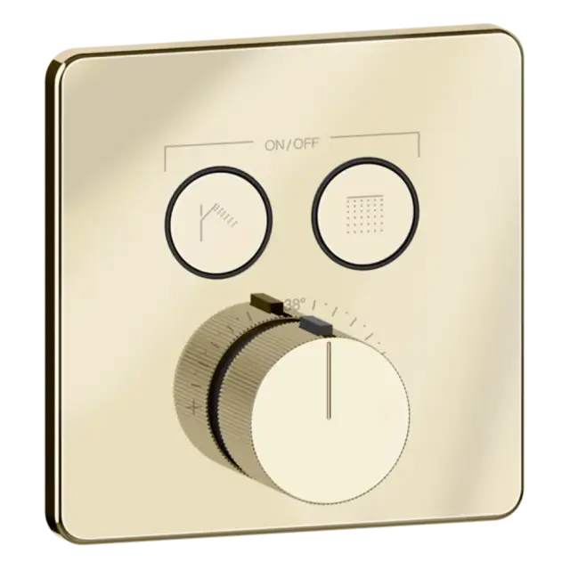 Термостат Gessi HI-FI COMFORT 38718#710 цвет-латунь PVD