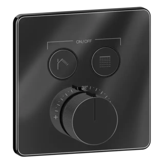 Термостат Gessi HI-FI COMFORT 38718#706 цвет-Black Metal PVD