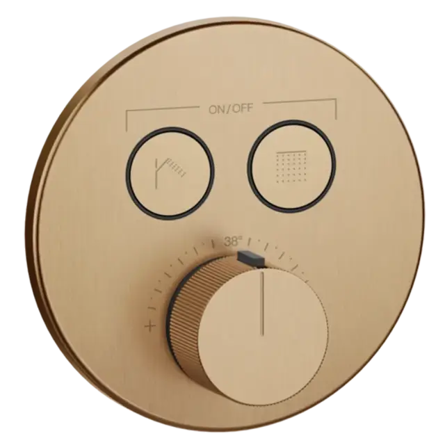 Термостат Gessi HI-FI COMFORT 38713#726 цвет-Warm Bronze Brushed PVD