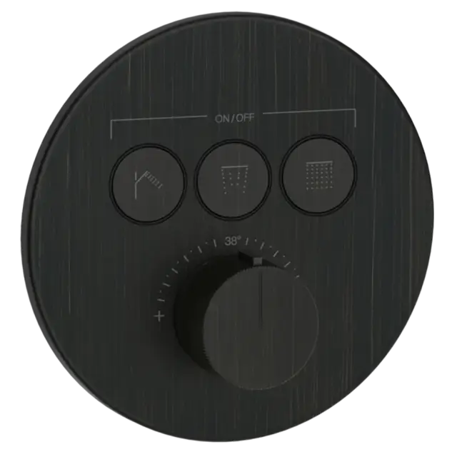 Термостат Gessi HI-FI COMFORT 38716#187 цвет-состарен.бронза