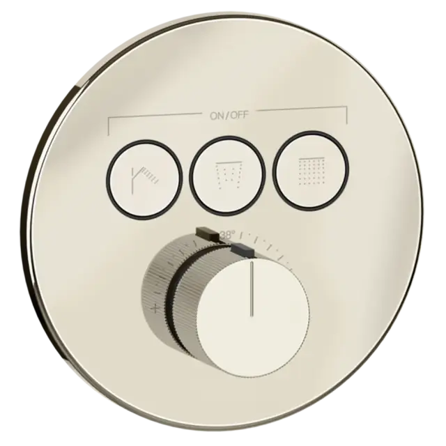 Термостат Gessi HI-FI COMFORT 38716#720 цвет-NICKEL PVD