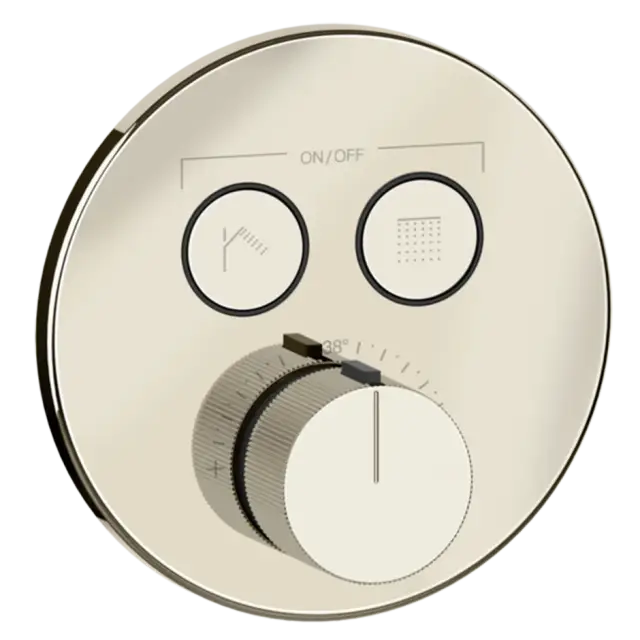 Термостат Gessi HI-FI COMFORT 38713#720 цвет-NICKEL PVD