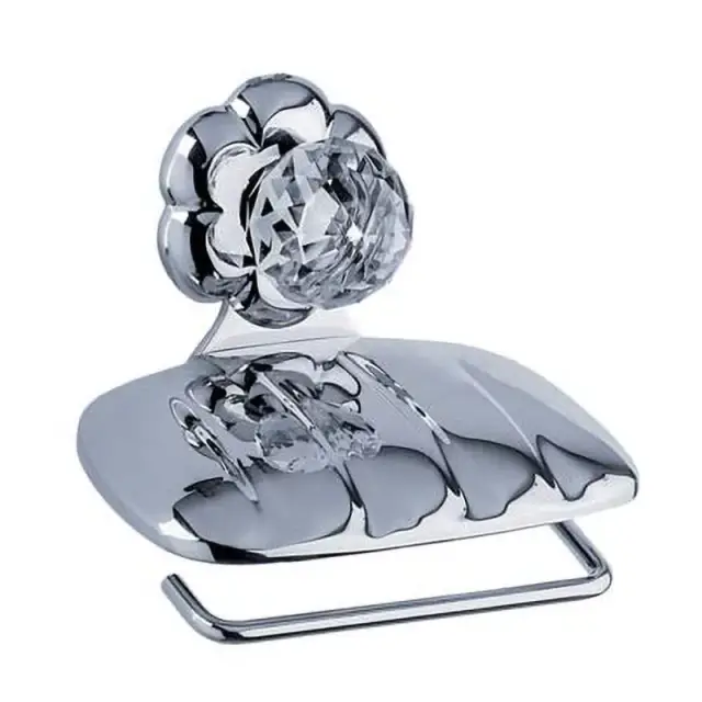 Держатель для туалетной бумаги Jorger FLORALE CRYSTAL 600.00.014.000 chrome