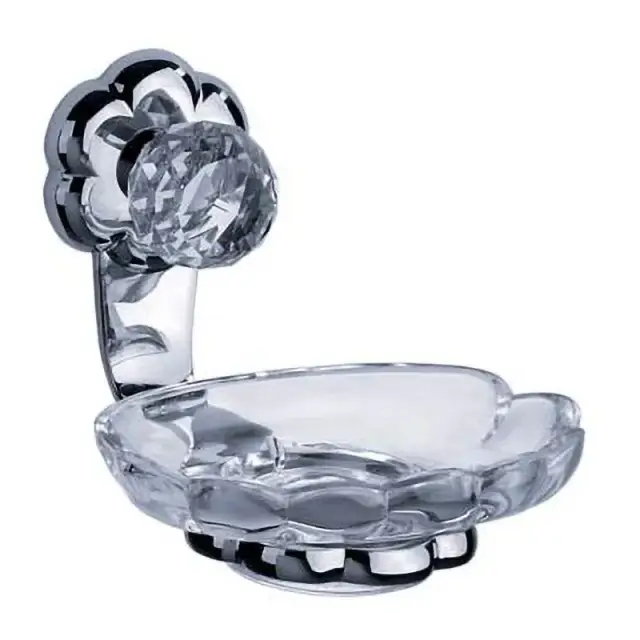 Мыльница Jorger FLORALE CRYSTAL 600.00.007.000 chrome