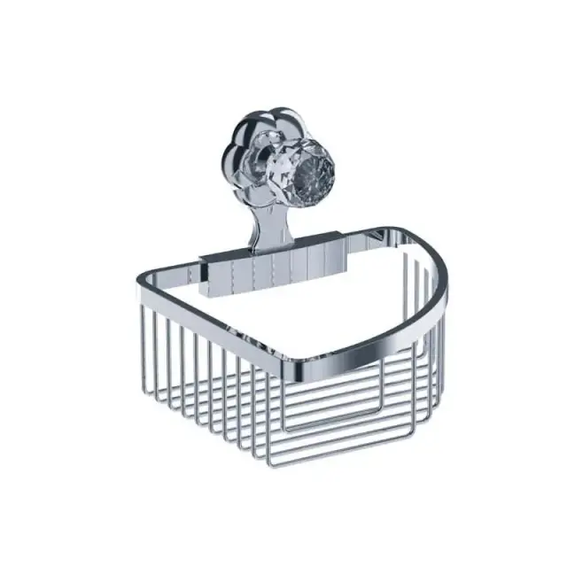 Полка-решетка Jorger FLORALE CRYSTAL 600.00.106.000 chrome