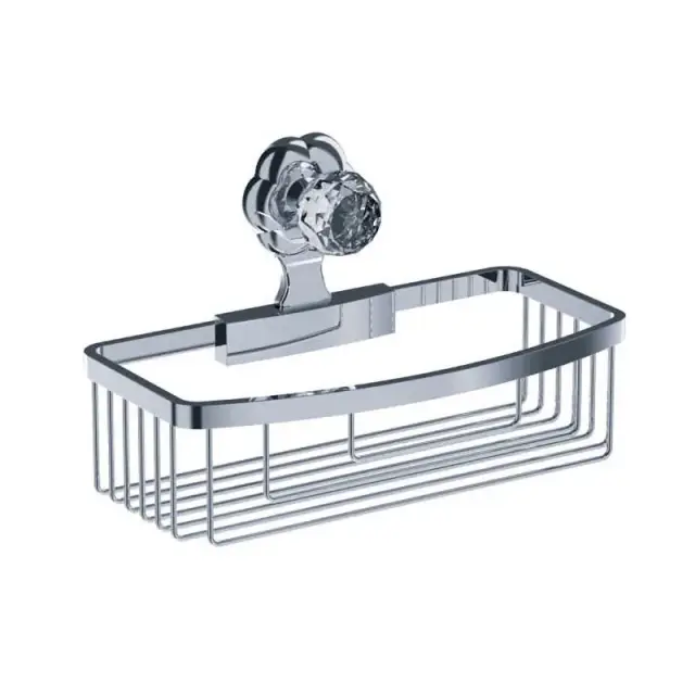 Полка-решетка Jorger FLORALE CRYSTAL 600.00.105.000 chrome