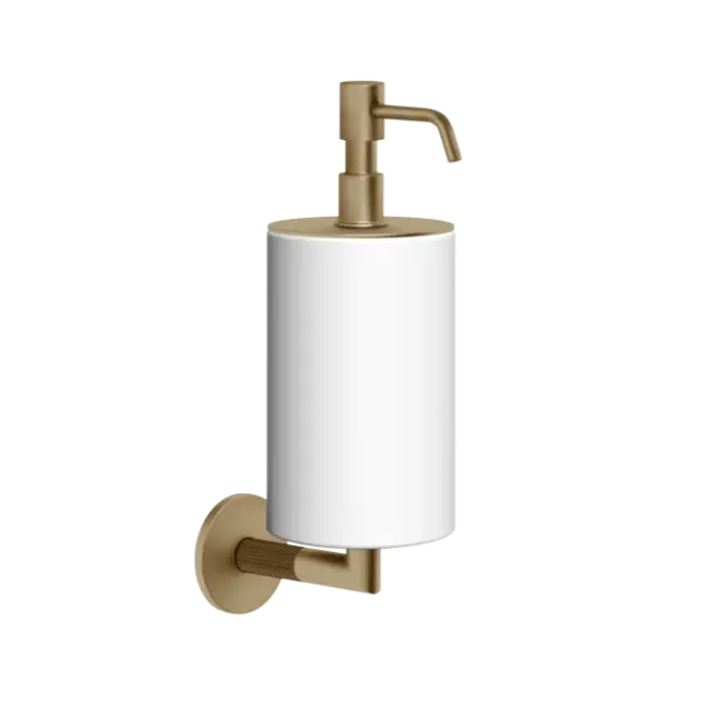 Дозатор Gessi INGRANAGGIO 63813#726 цвет-белый/warm bronze brushed PVD