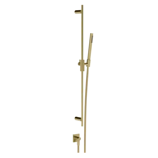 Душевая стойка Gessi INVERSO RIGATO 73541#727 цвет-браш.латунь PVD