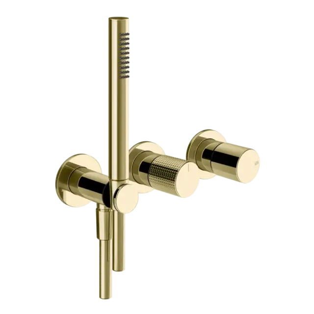 Смеситель Gessi HABITO CESELLO 70438#710 цвет-латунь PVD