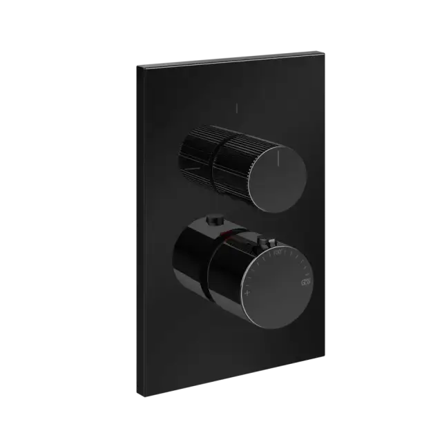 Термостат Gessi INVERSO RIGATO 73535#706 цвет-black metal PVD