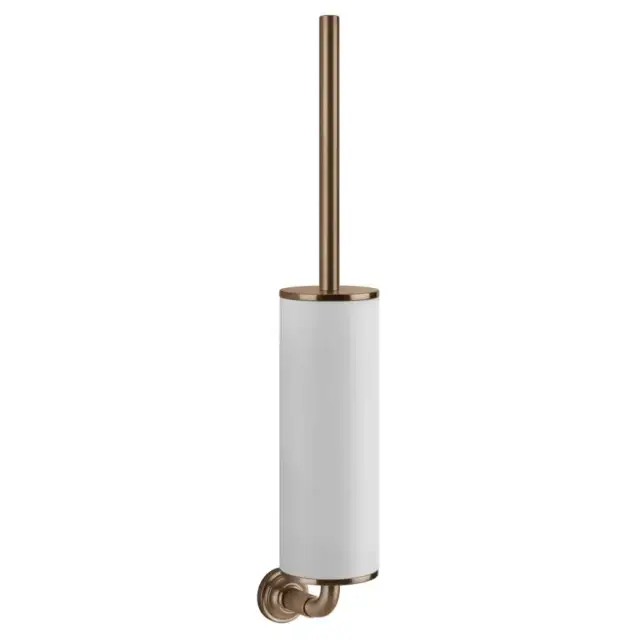 Ершик туалетный Gessi VENTI20 65419#708 цвет-белый/браш.медь PVD