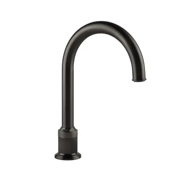 Излив Gessi VENTI20 65025#707 black metal brushed PVD