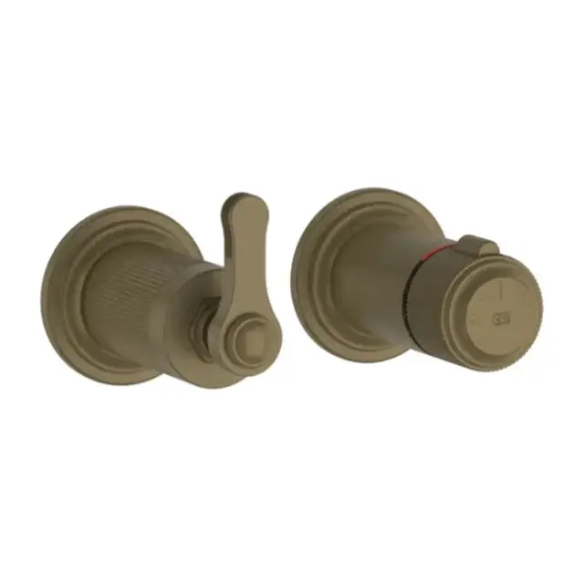 Внешняя часть встраиваемого термостата для душа на 2 отверстия GESSI VENTI20