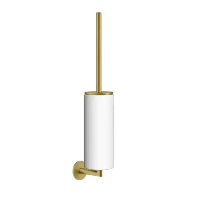 Ершик туалетный Gessi VENTAGLIO 63619#716 белый/gold brushed PVD