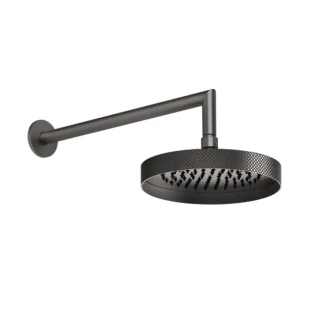 Верхний душ Gessi ANELLO 63448#707 black metal brushed PVD