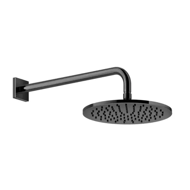 Верхний душ Gessi RILIEVO 59148#706 black metal PVD