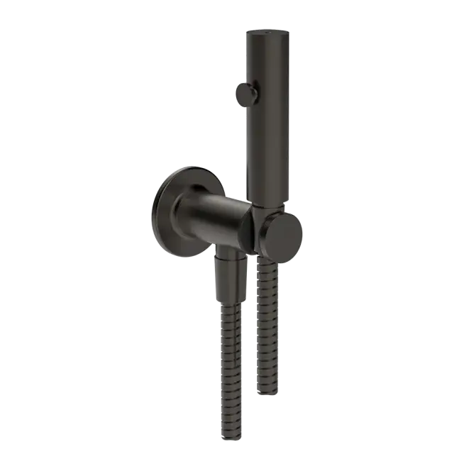 Гигиенический душ Gessi INCISO 58153#707 black metal brushed PVD