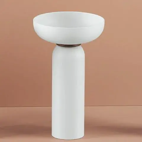 Раковина Art Ceram JOLIE JOC001.05;00+JOL001.05;00+ACA073.17+ACA038.05;00 белый матовый/кольцо-Черный матовый