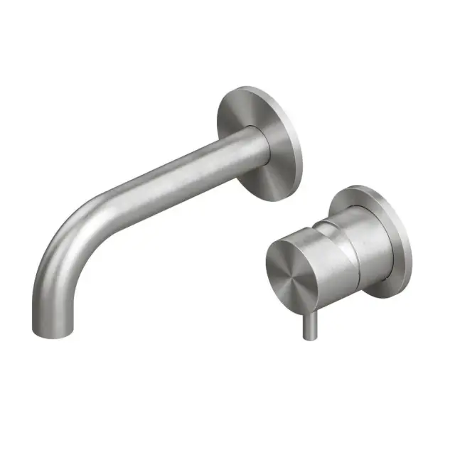 Смеситель для раковины Quadrodesign Source 13.13.00.AS цвет-BRUSHED STEEL