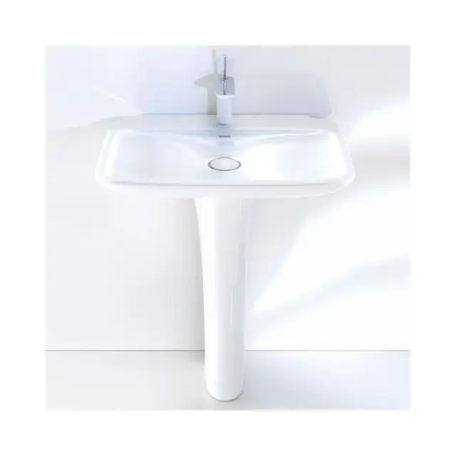 Раковина Duravit PuraVida 0858100000+27007000001 белый, покрытие - WonderGliss