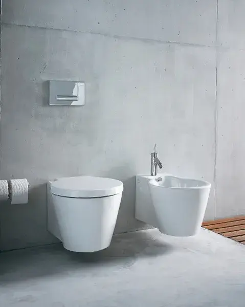 Унитаз Duravit Philippe Starck 1 02100900001/(641)+0065880000+02741500001 цвет белый, с покрытием WG