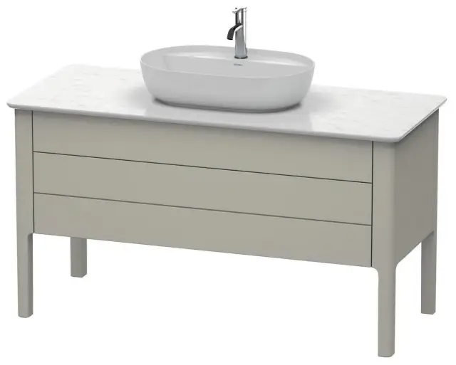 Комплект мебели с раковиной Duravit Luv LU956606060+0379802300+LU946602525 taupe matt