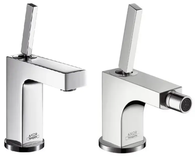 Смеситель для раковины AXOR Citterio 39010000+39210000 хром